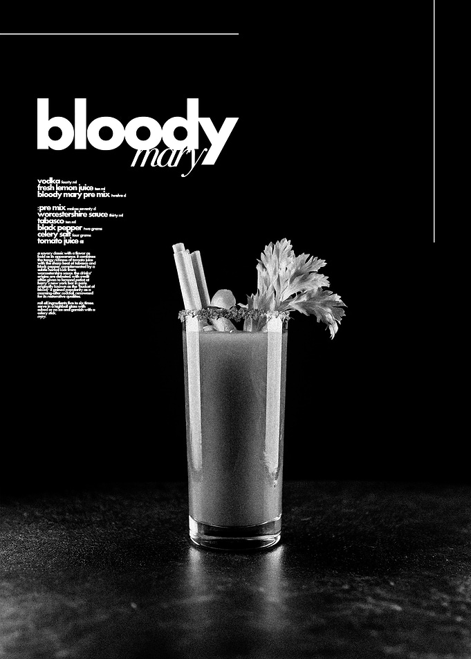 Bloody Mary, Black and White