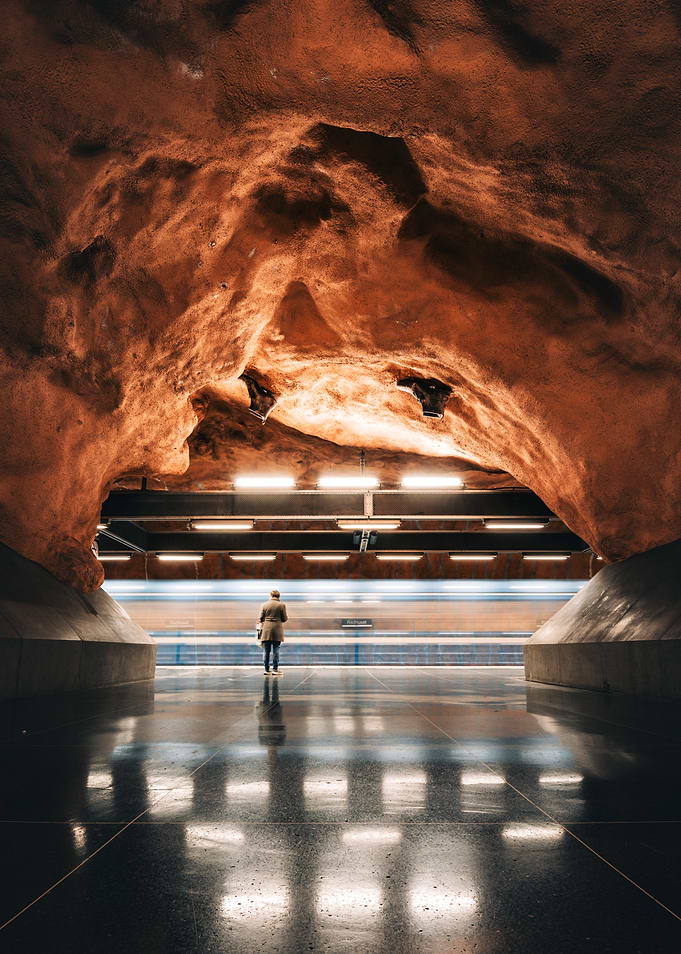 Stockholm Subway Station Rathuset