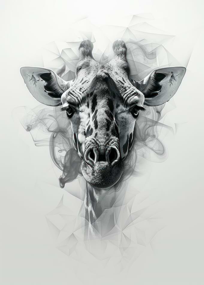 Giraffe in Smoke