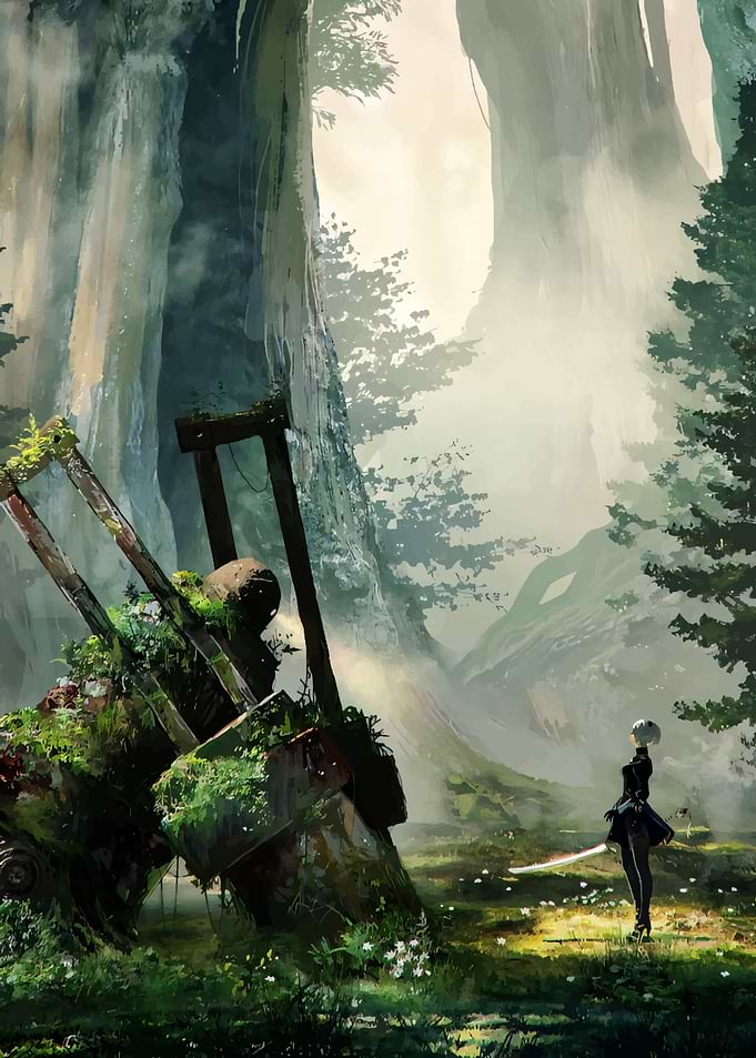 2B in a Forest