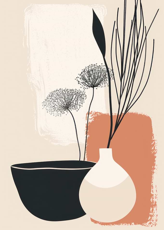 Minimalist Floral Art