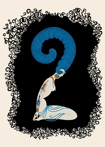 Erté - The Numerals Suite, The Number 2
