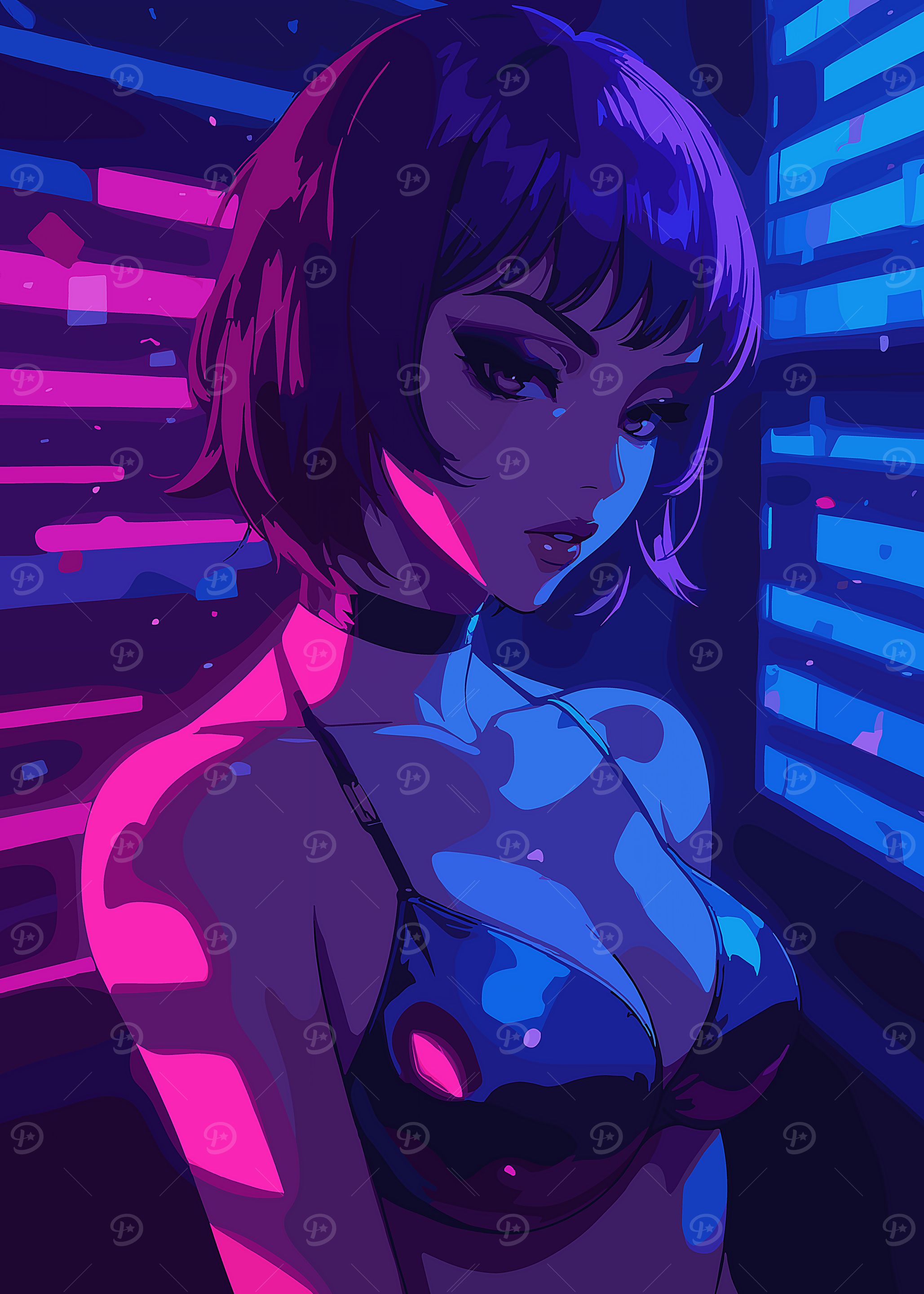 Cyberpunk Anime Girl