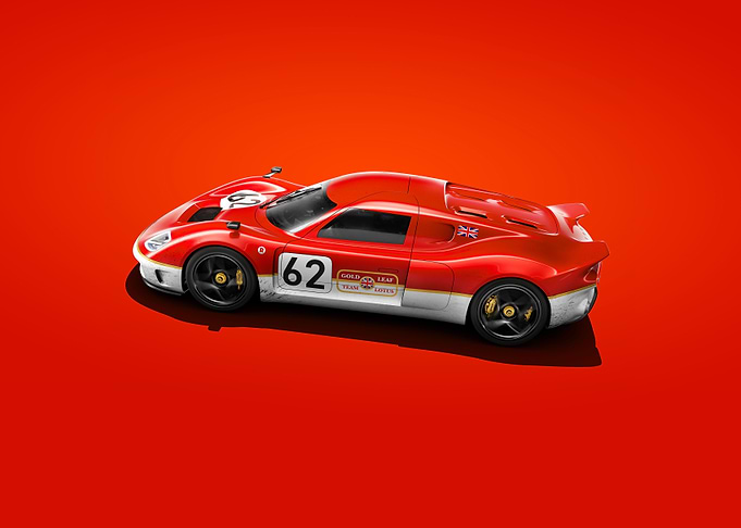 Red Race Car, Gold Leaf