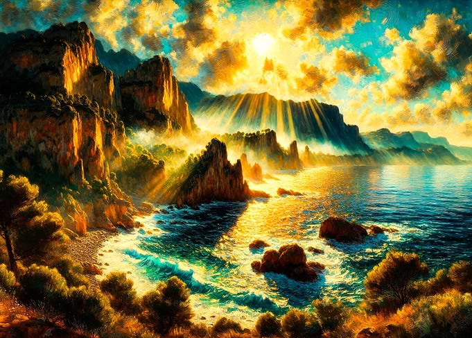 Golden Sunset Coast