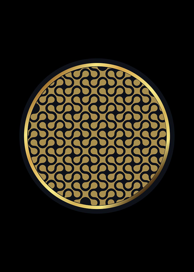 Gold Geometric Pattern