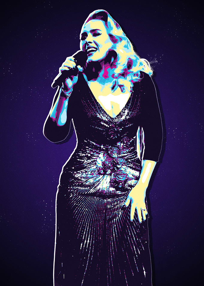 Adele Pop Art Portrait