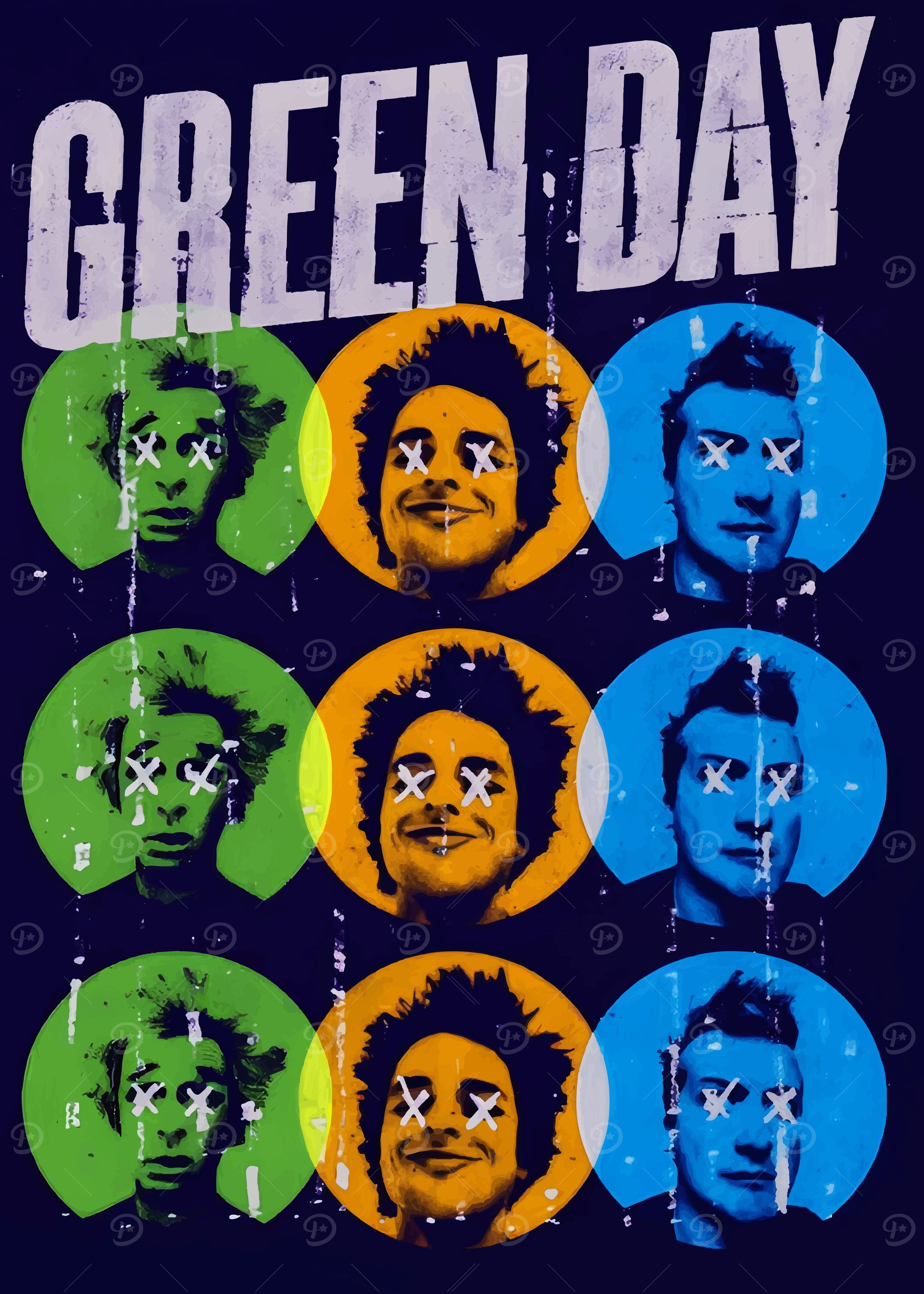 Green Day Band Poster
