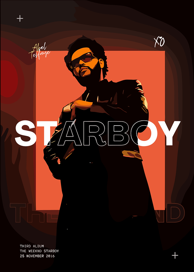 The Weeknd Starboy Album Cover