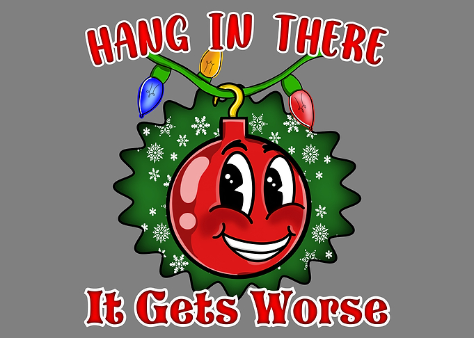 Hang In There Christmas Ball Ornament