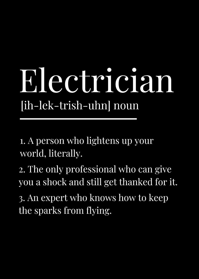 Funny Electrician Definition