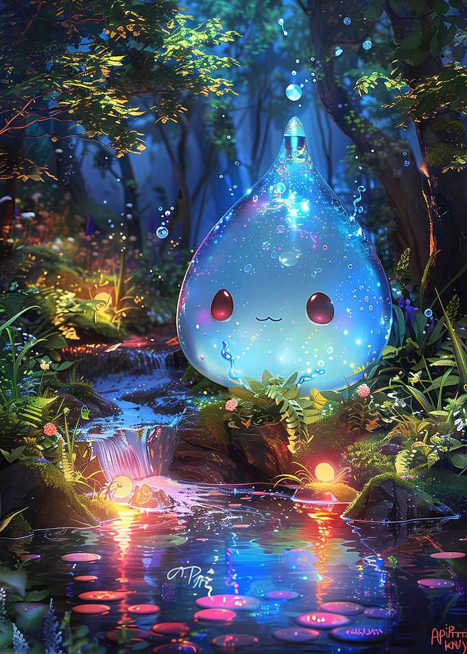 Water Spirit in Forest