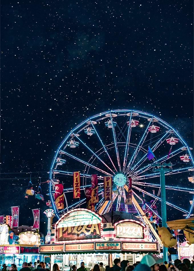 Ferris Wheel at Night
