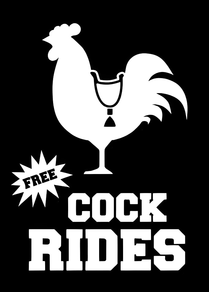 Cock Rides - Funny Rooster Design