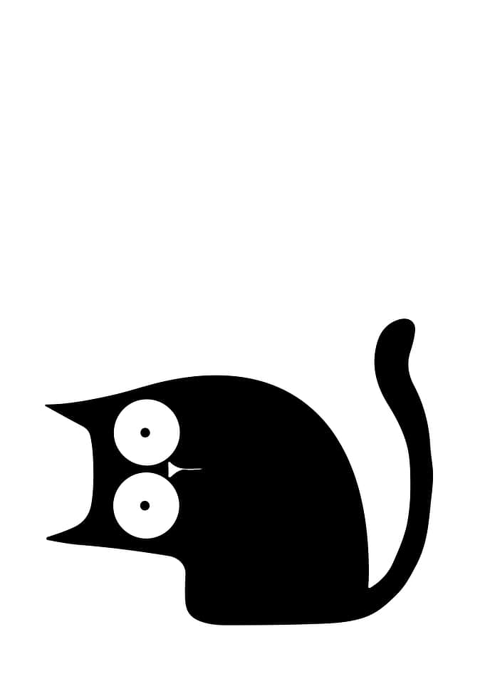 Black Cat Silhouette