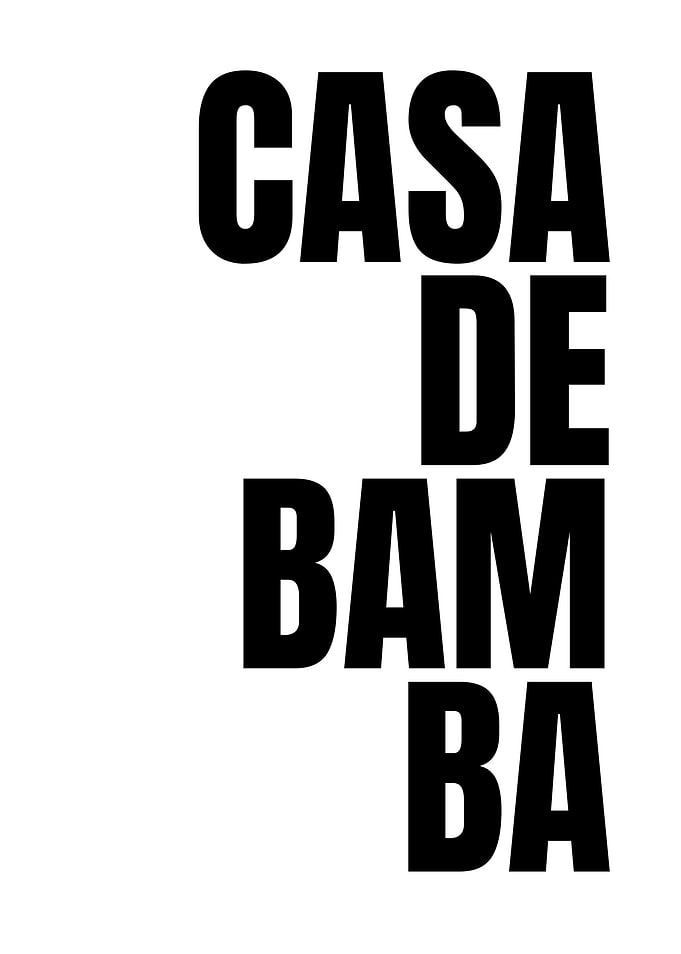 Casa de Bamba Text Art