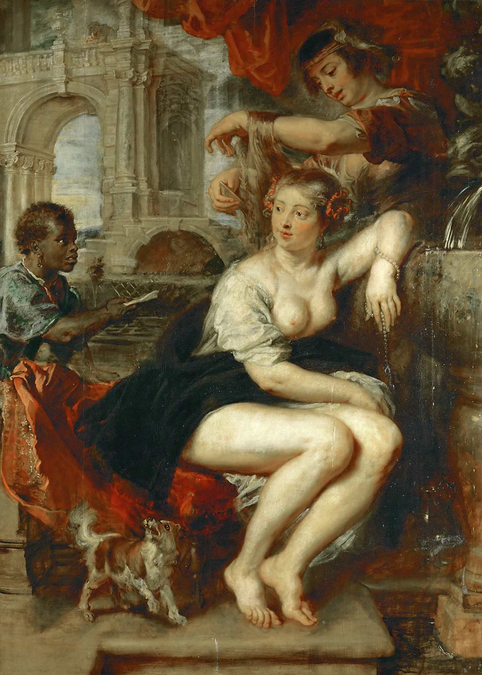 Woman at a Fountain