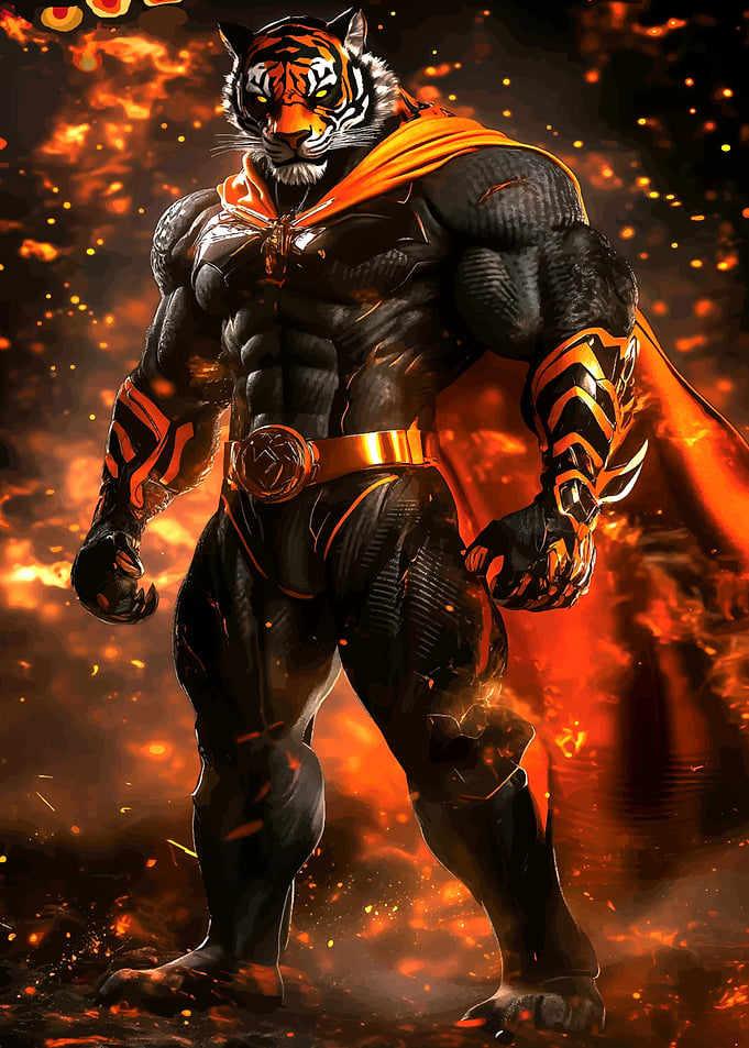 Tiger Superhero