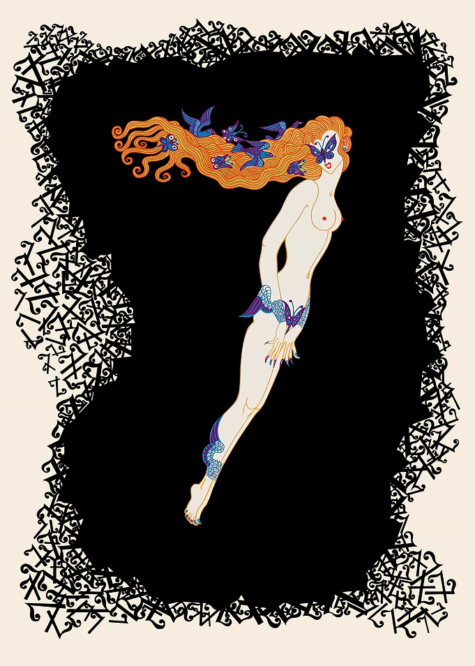Erté - The Numerals Suite, The Number 7