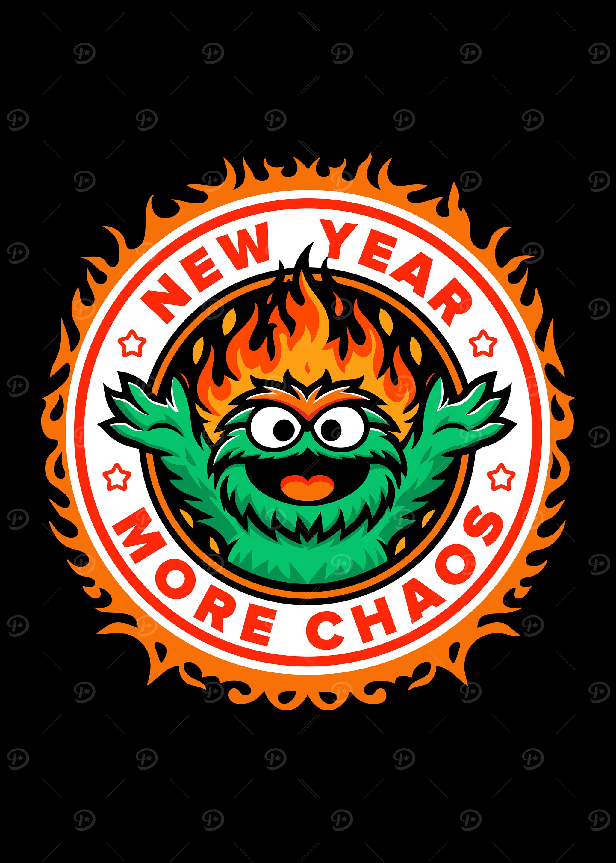Funny Monster New Year, More Chaos MEME