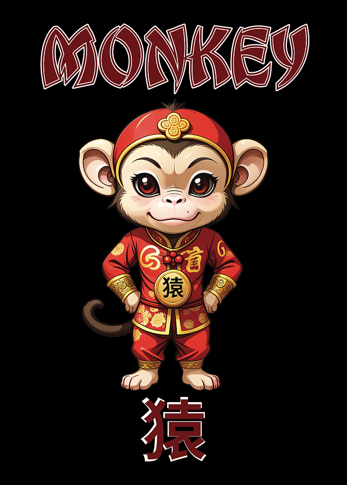 Chinese Zodiac Sign Monkey