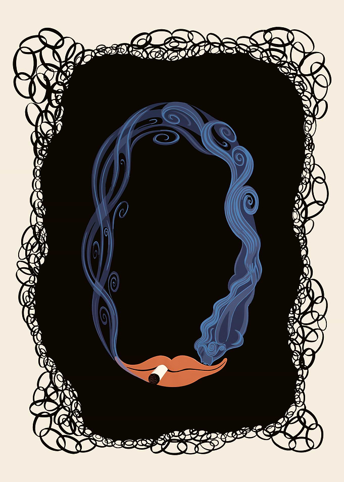Erté - The Numerals Suite, The Number 0