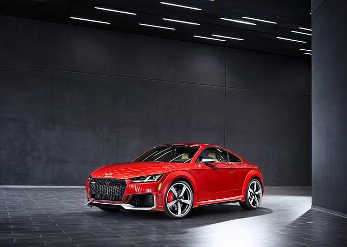 Red Audi TT RS Coupe