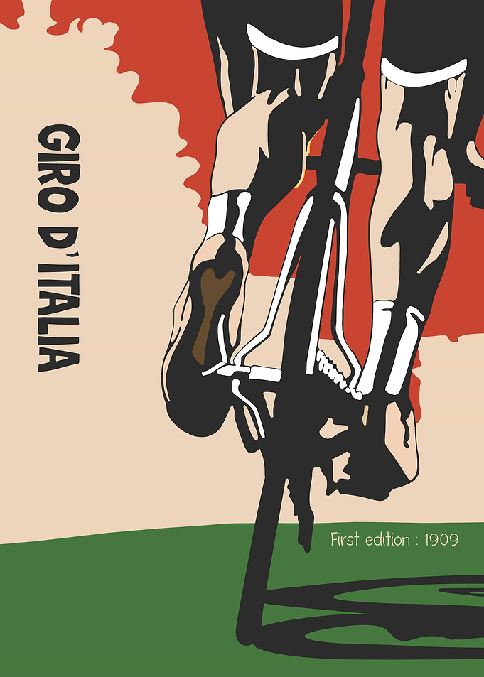 Giro d'Italia Cycling Poster