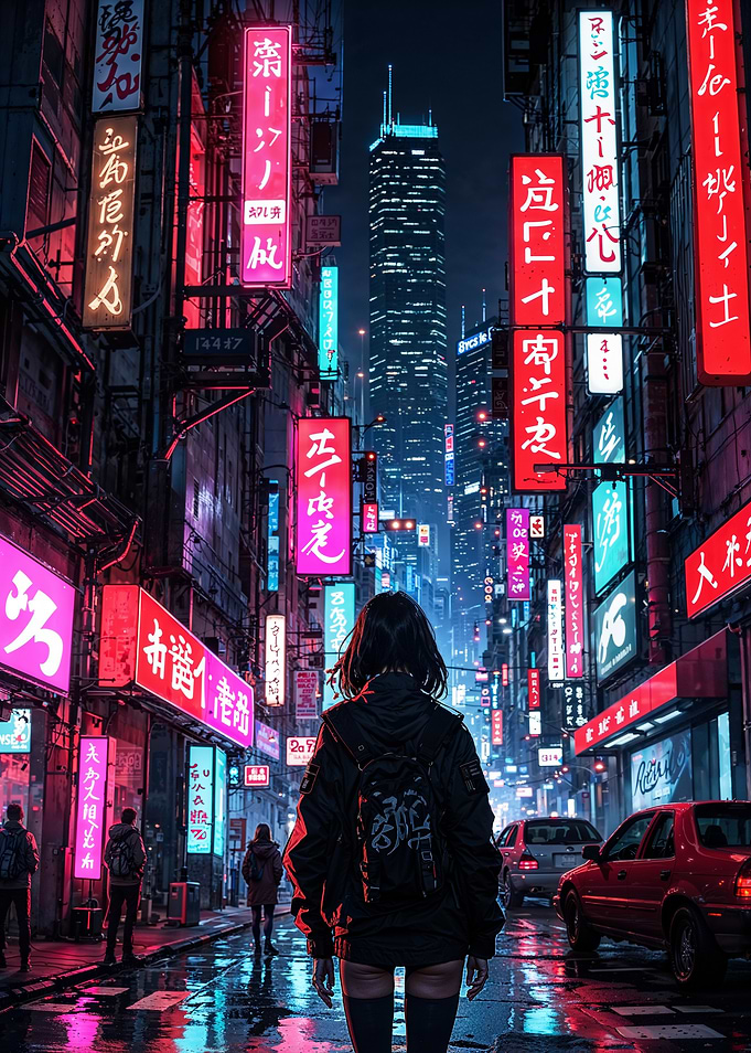 Cyberpunk Cityscape