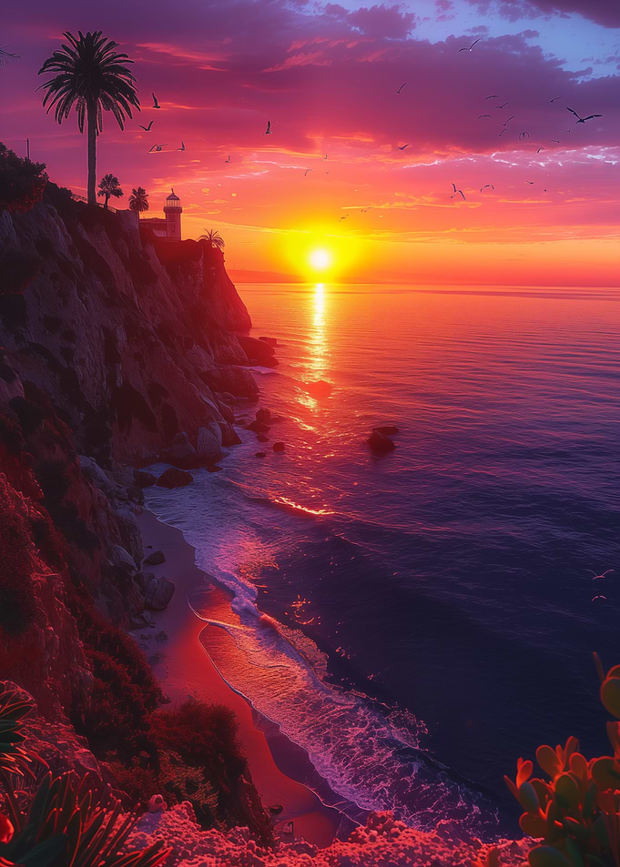 Sunset Coastline
