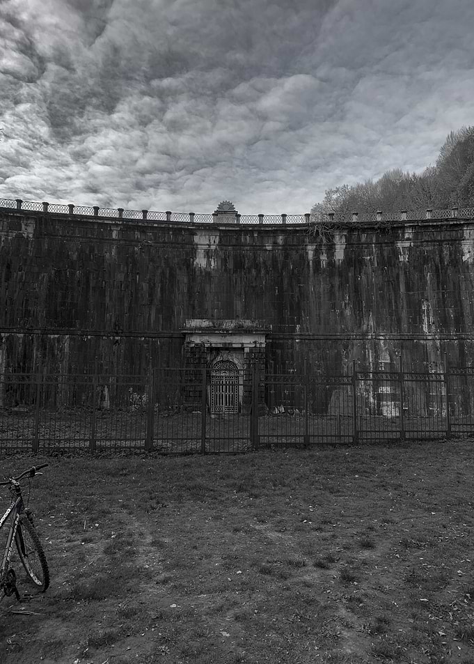 Old Stone Wall with Gate