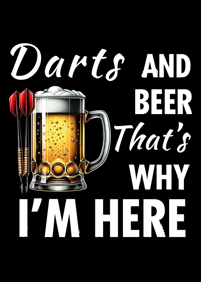 Funny Darts and Beer