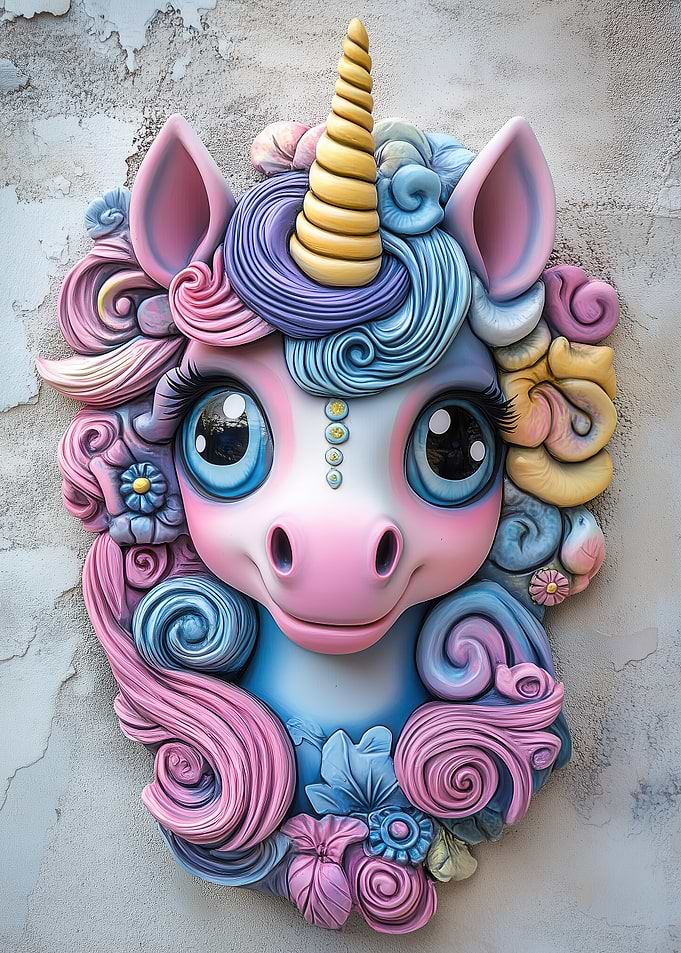 Unicorn Wall Sculpture