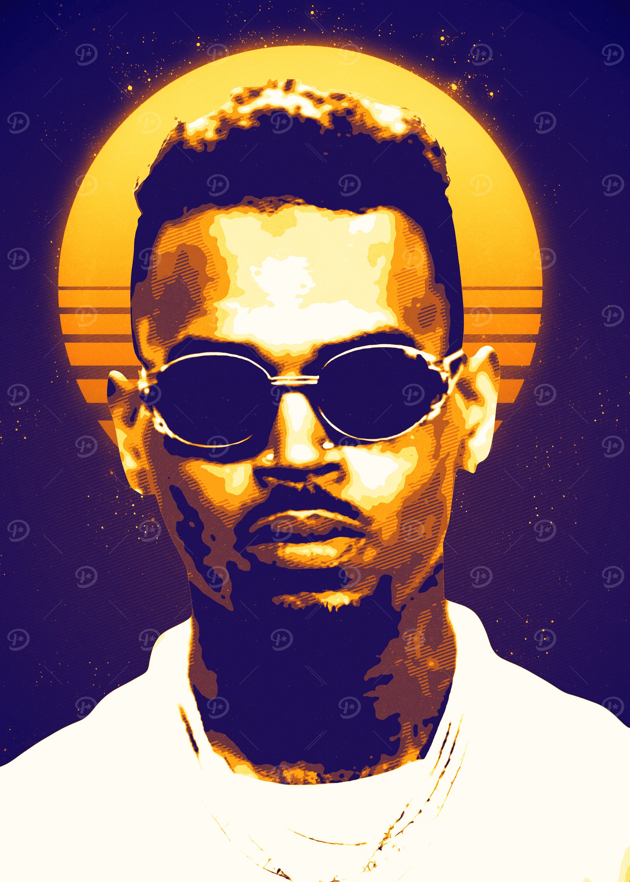 Chris Brown Retro design