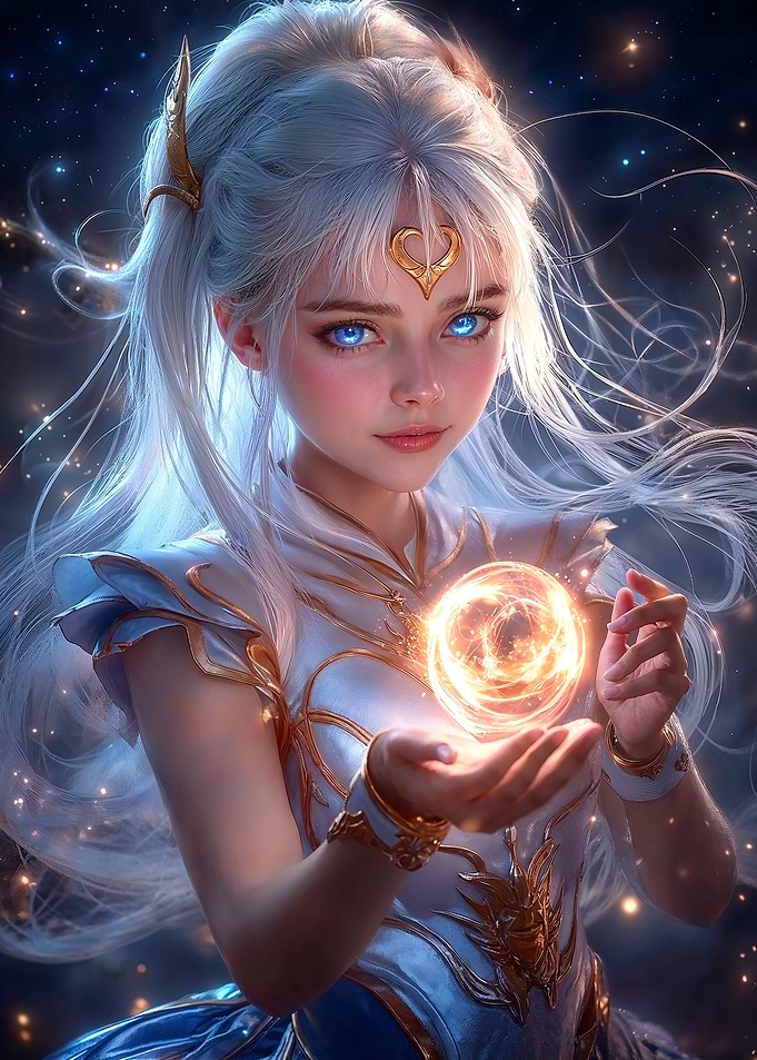 Celestial Maiden with Orb