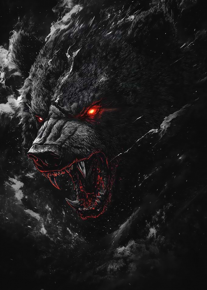 Angry Black Bear