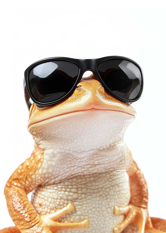 Cool Frog in Sunglasses