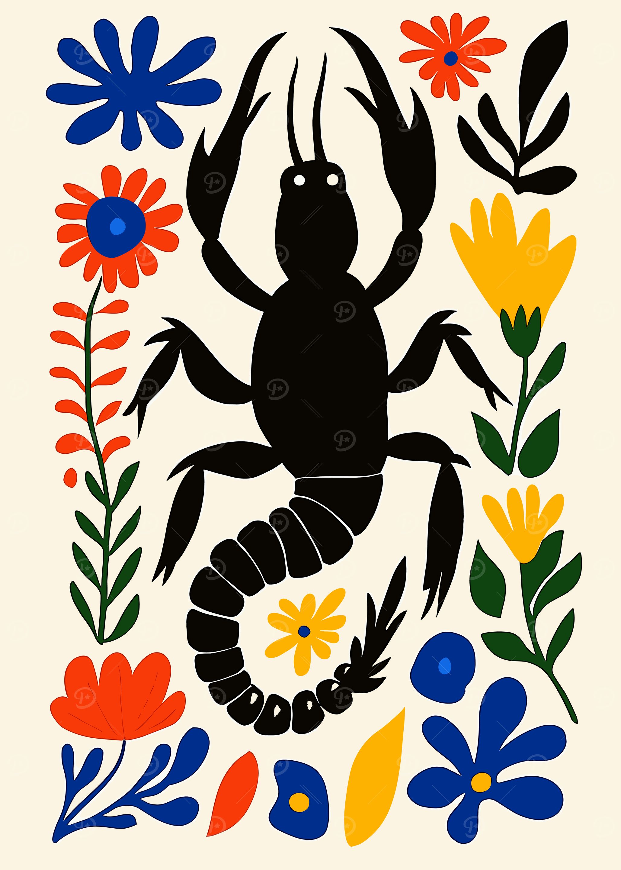 Scorpio Zodiac Flower
