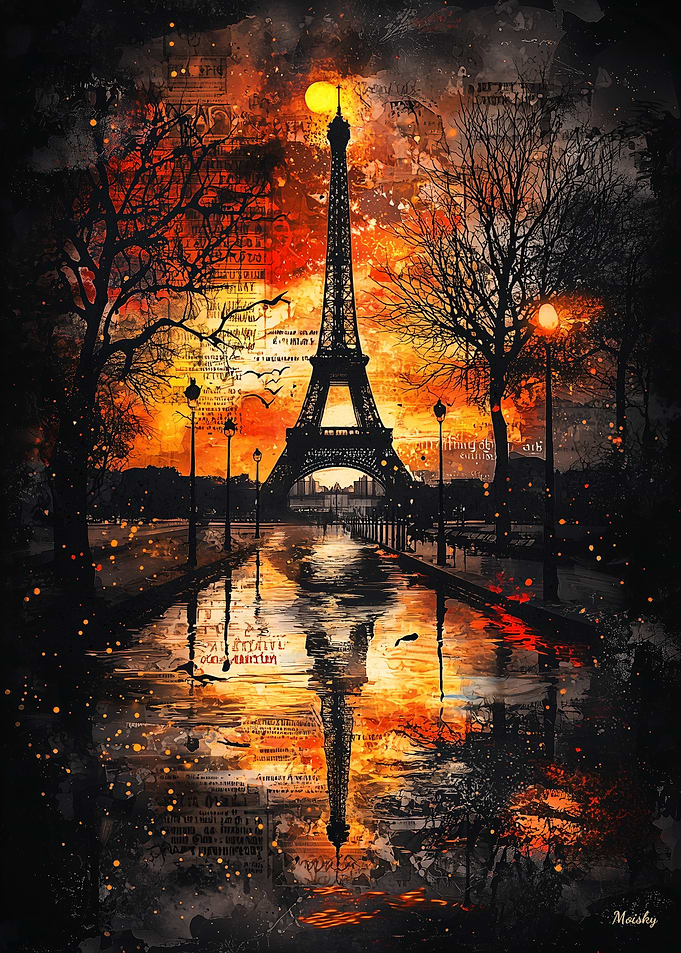 Whispers of History: Gothic Paris at Dusk
