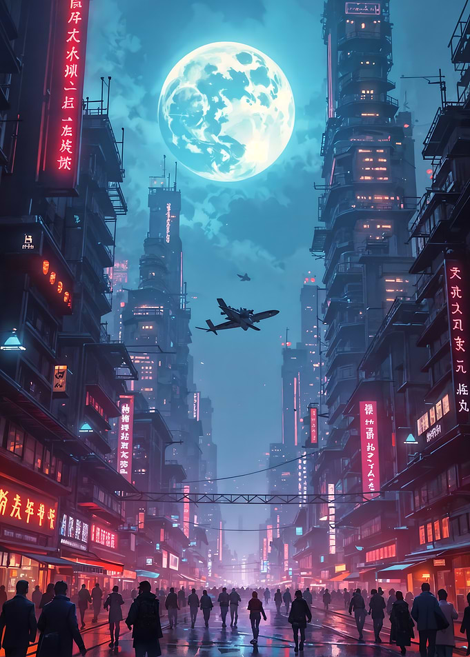 Cyberpunk Cityscape