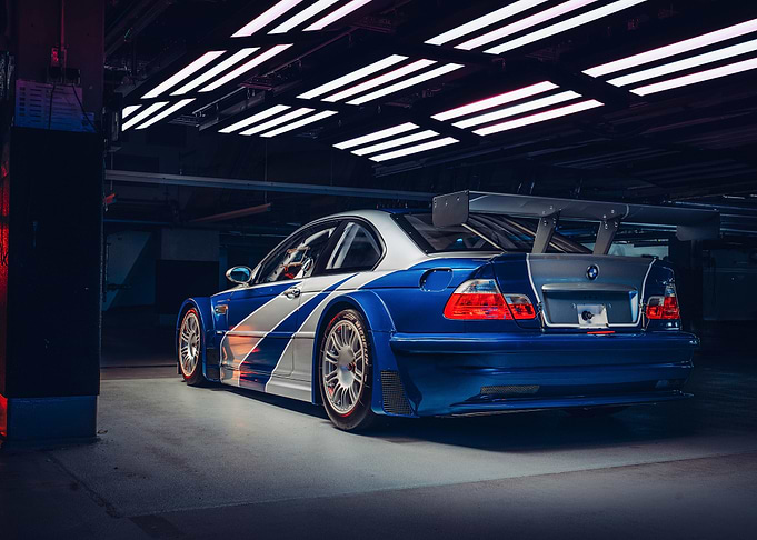 BMW M3 GTR Race Car