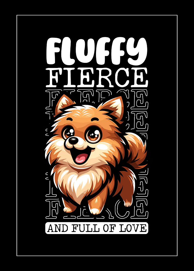 Fluffy German Spitz