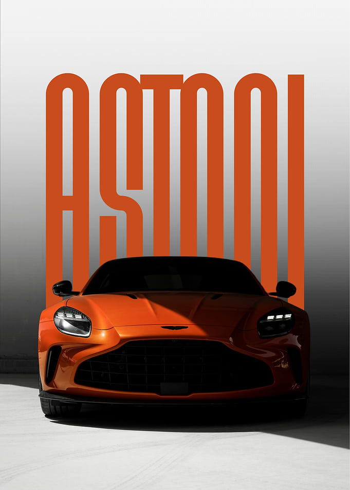 Aston Martin Car Poster
