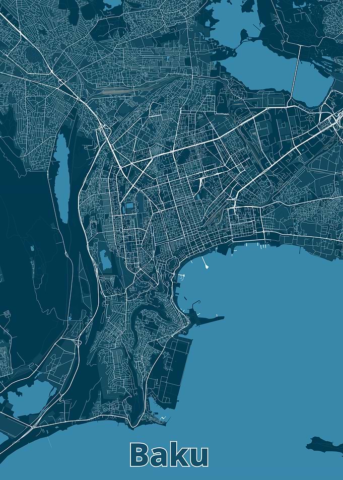 Baku City Map