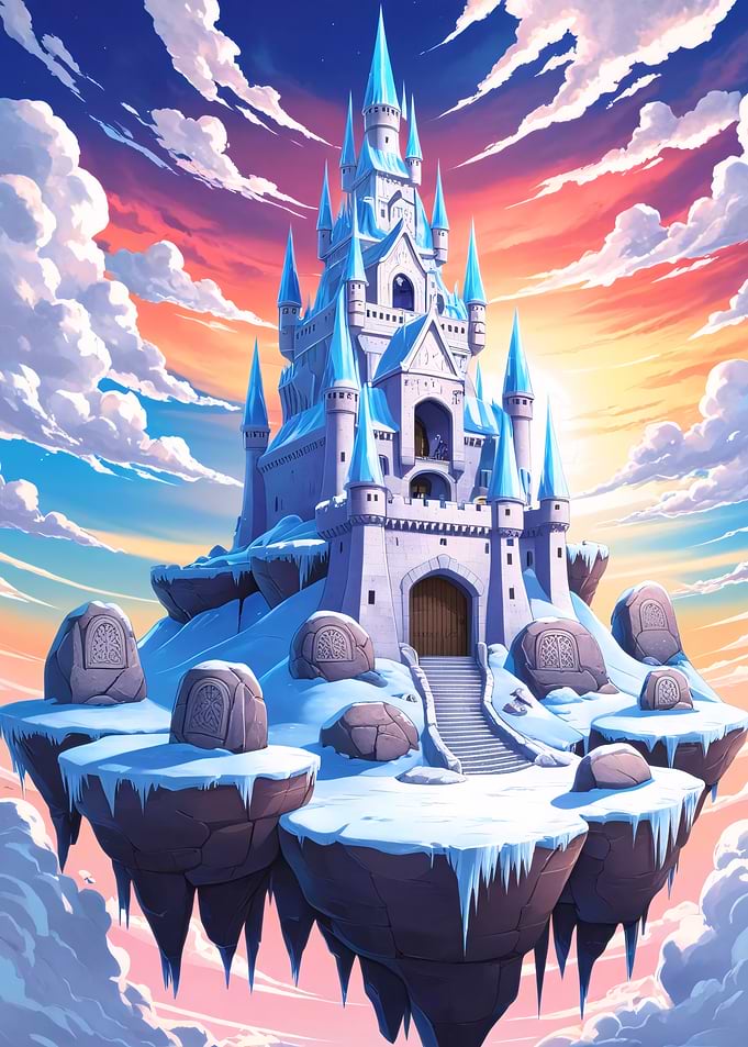Floating Ice Castle of the North