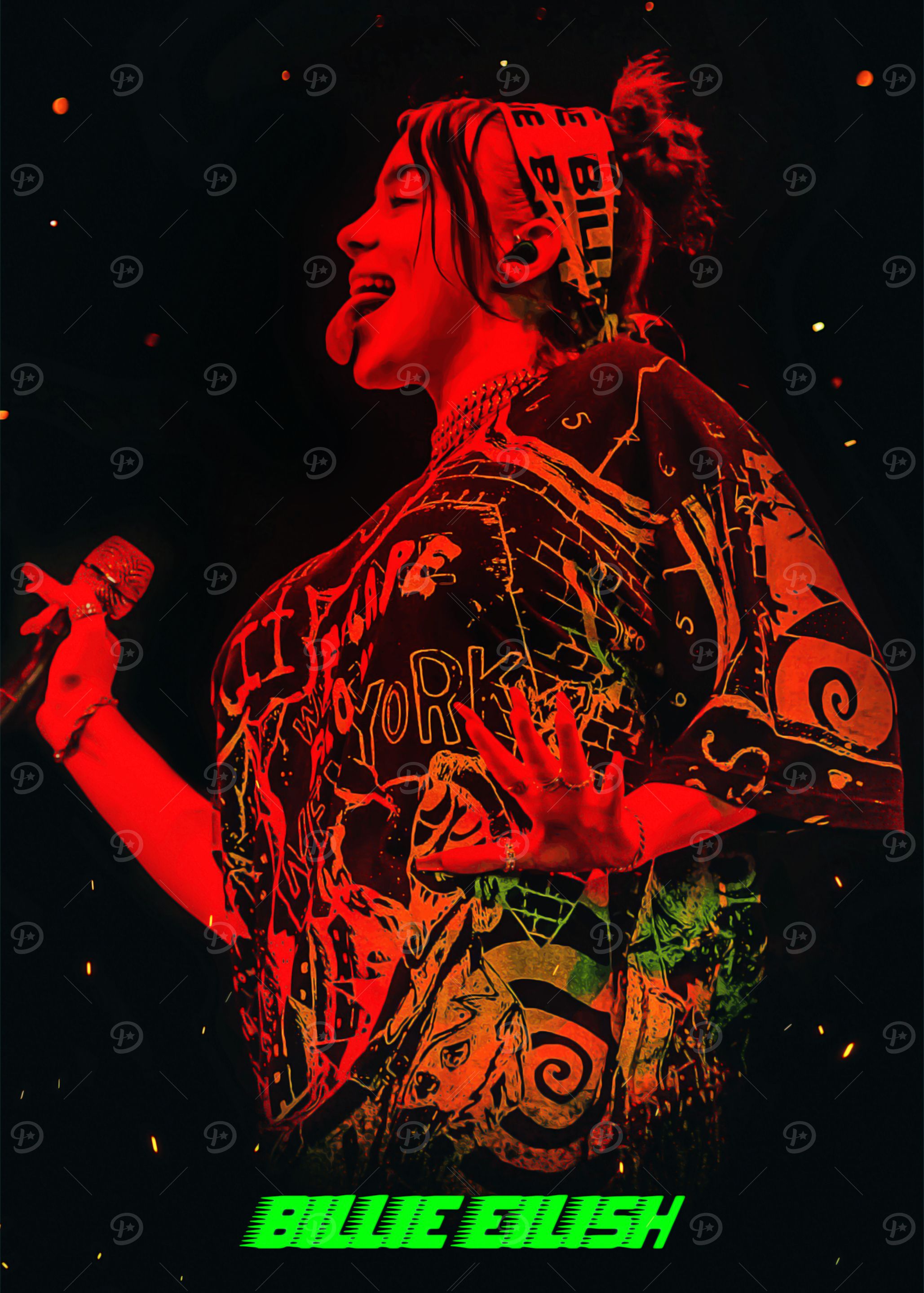 Billie Eilish Concert Poster