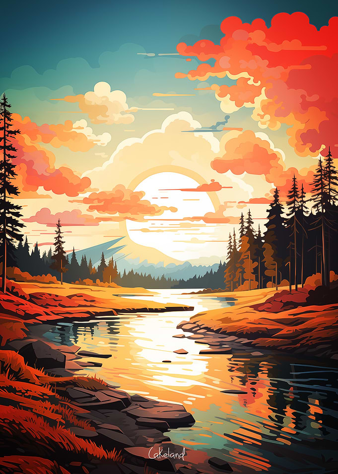 Landlake Oil Painting