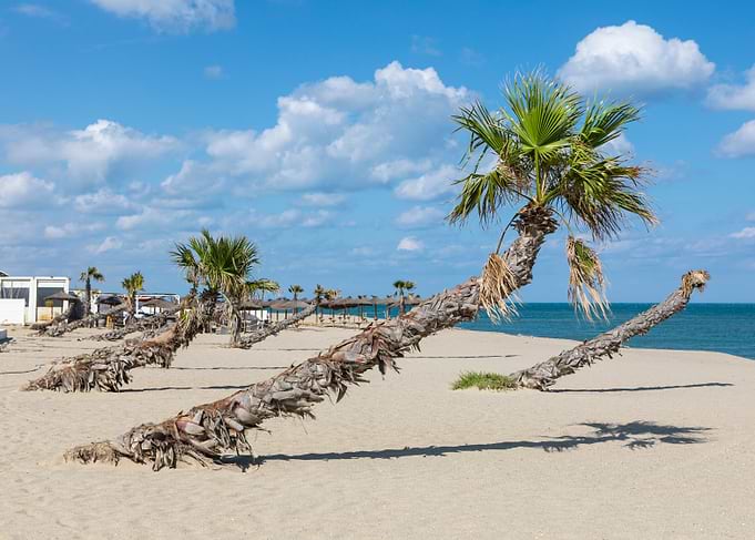 Le Barcares beach