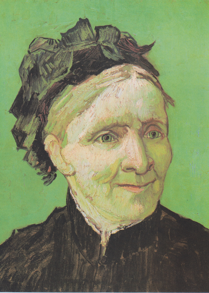 Woman in Green and Black
