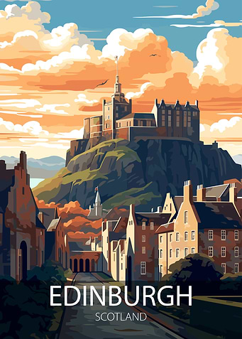 Edinburgh Castle & Cityscape